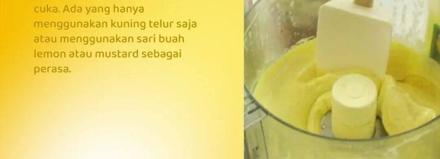 bahan mayonnaise