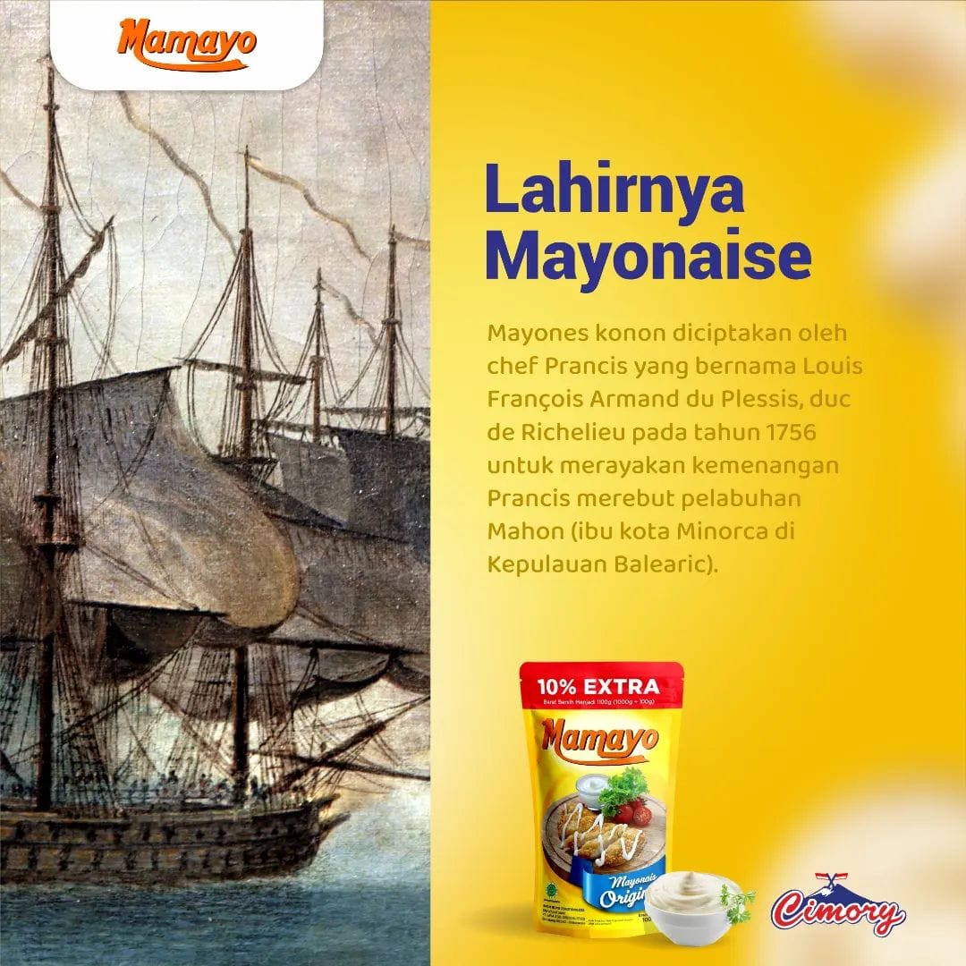 sejarah mayonnaise